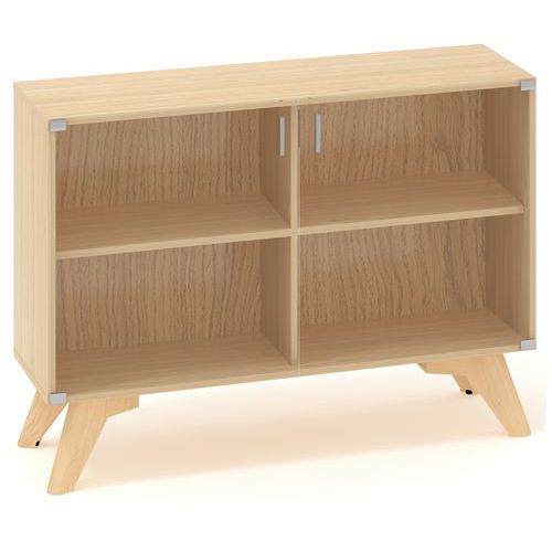Niskie szafki Alfa Root ze szklanymi drzwiczkami, 1 półka, 120 x 458 x 88,7 cm Niskie szafki Alfa Root ze szklanymi drzwiczkami, 1 półka, 120 x 458 x 88,7 cm
