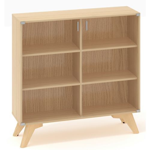 Niskie szafki Alfa Root ze szklanymi drzwiczkami, 2 półki, 120 x 458 x 121,5 cm Niskie szafki Alfa Root ze szklanymi drzwiczkami, 2 półki, 120 x 458 x 121,5 cm