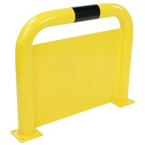Metalowa barierka z płytą Manutan Expert, średnia, długość 75 cm Metalowa barierka z płytą Manutan Expert, średnia, długość 75 cm