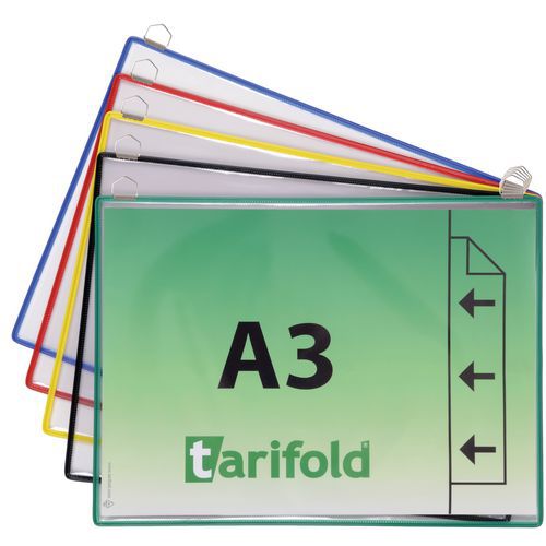 Ramki informacyjne Tarifold z uchwytami, 5 szt., A3