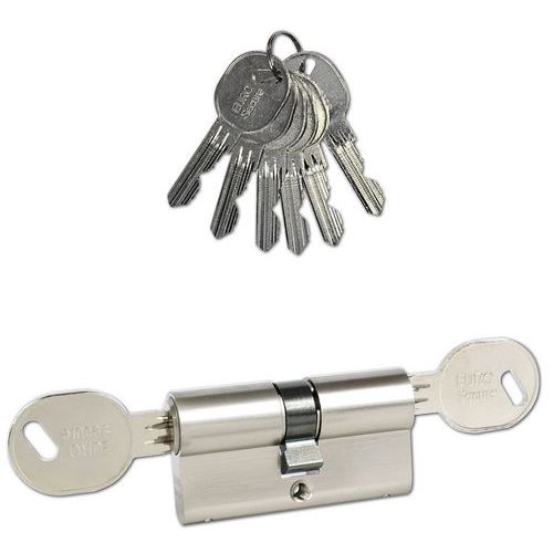 Wkładka zabezpieczająca EuroSecure z wkładką przepuszczającą, 30 mm, nikiel