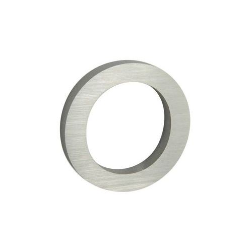 Aluminiowe numery w wersji 3D ze szlifowaną powierzchnią, srebrne