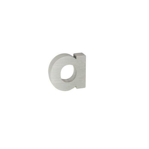 Aluminiowe numery w wersji 3D ze szlifowaną powierzchnią, srebrne