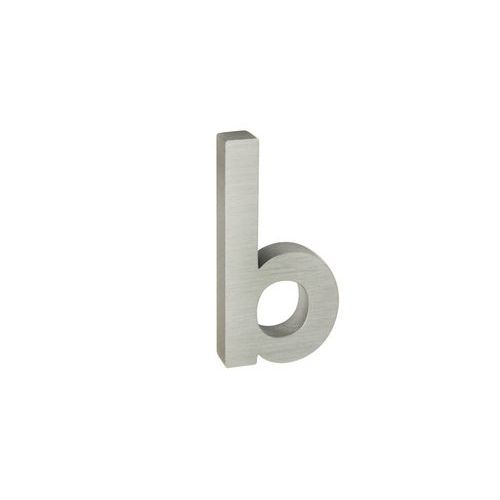 Aluminiowe numery w wersji 3D ze szlifowaną powierzchnią, srebrne