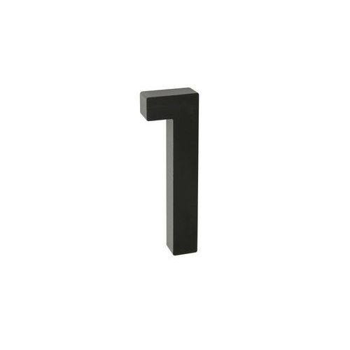 Aluminiowe numery w wersji 3D ze szlifowaną powierzchnią, czarne