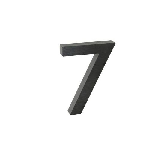 Aluminiowe numery w wersji 3D ze szlifowaną powierzchnią, czarne