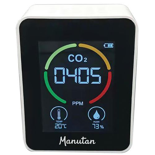 Miernik jakości powietrza Manutan Expert