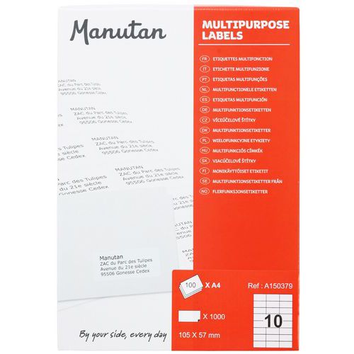 Etykiety samoprzylepne Manutan Expert