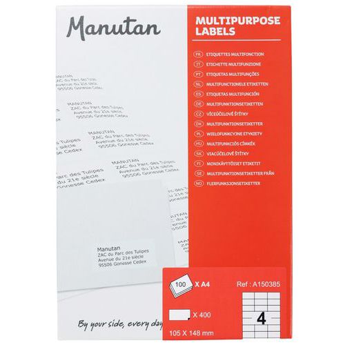 Etykiety samoprzylepne Manutan Expert
