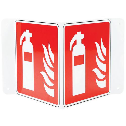 Stoły przeciwpożarowe Manutan Expert - Gaśnica, aluminiowa
