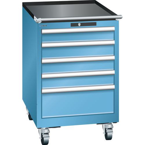 Mobilne szafki warsztatowe z szufladami Lista, 5 lub 6 szuflad