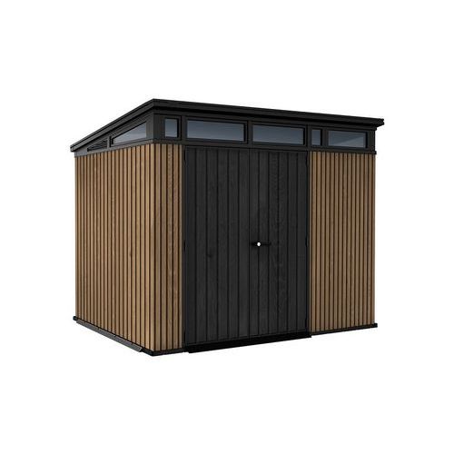 Magazynek ogrodowy Vertical 9 x 7, brązowy