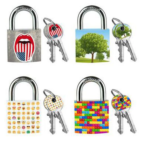 Zestaw kłódek 3430EURDAST Master Lock z litego aluminium, 30 mm, 4 szt.