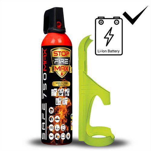 Spray gaśniczy SAFE 750 MAX z uchwytem SAFE 75F
