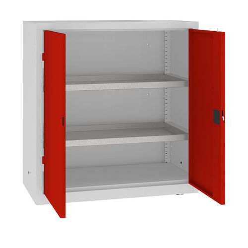 Szafki metalowe z półkami na wannę, 104 x 100 x 50 cm