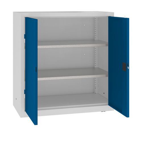 Szafki warsztatowe metalowe 104 x 100 x 50 cm, 2 półki