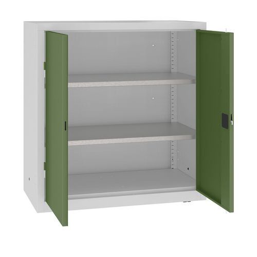 Szafki warsztatowe metalowe 104 x 100 x 50 cm, 2 półki