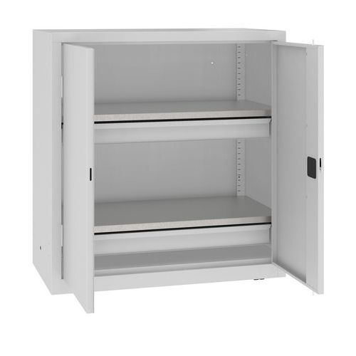Szafki warsztatowe metalowe 104 x 100 x 50 cm, 2 szuflady
