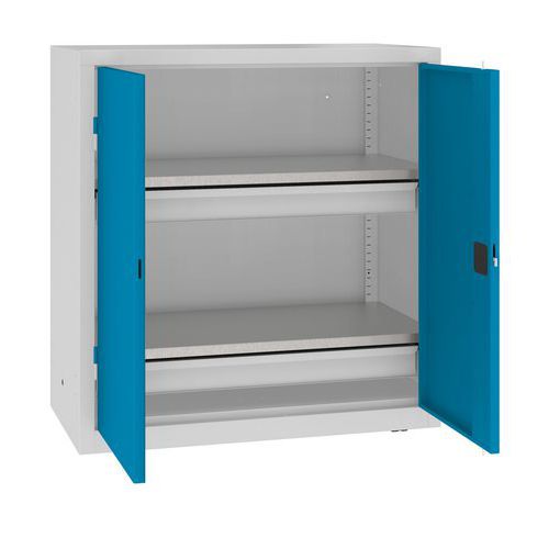 Szafki warsztatowe metalowe 104 x 100 x 50 cm, 2 szuflady