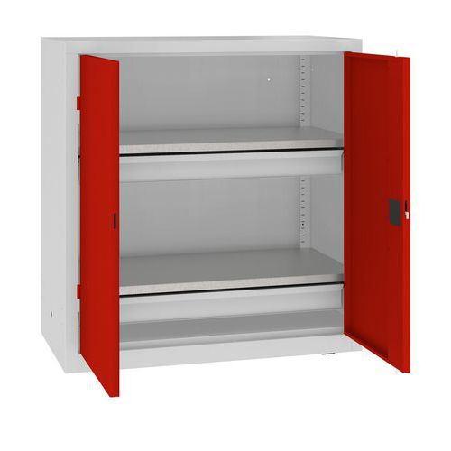 Szafki warsztatowe metalowe 104 x 100 x 50 cm, 2 szuflady