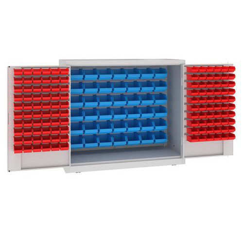 Metalowe szafy warsztatowe ze skrzynkami 104 x 120 x 50 cm