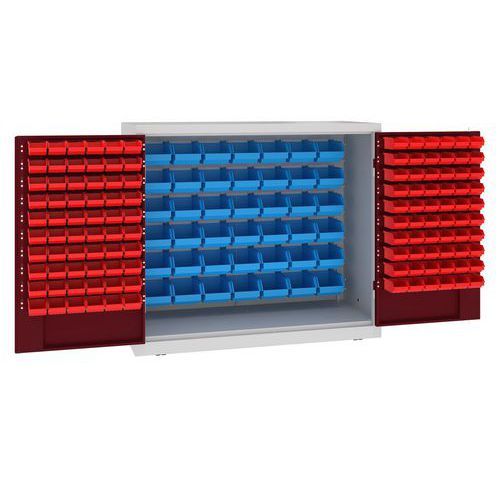 Metalowe szafy warsztatowe ze skrzynkami 104 x 120 x 50 cm