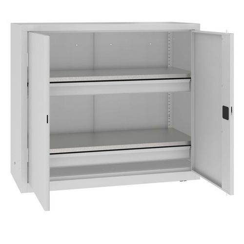 Szafki warsztatowe metalowe 104 x 120 x 50 cm, 2 szuflady