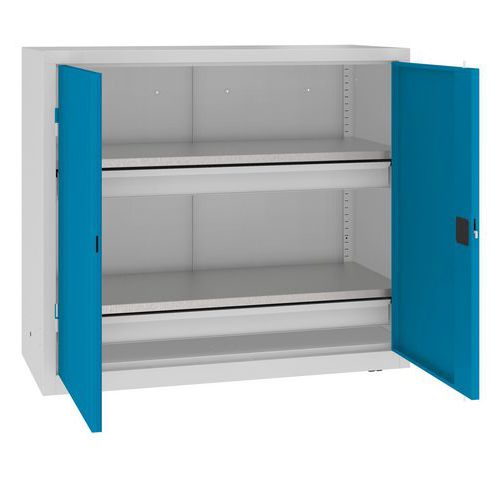 Szafki warsztatowe metalowe 104 x 120 x 50 cm, 2 szuflady