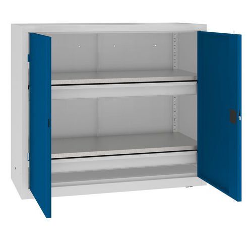 Szafki warsztatowe metalowe 104 x 120 x 50 cm, 2 szuflady