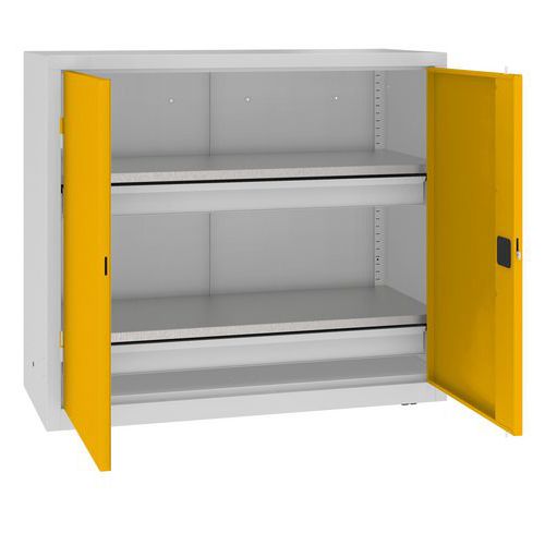 Szafki warsztatowe metalowe 104 x 120 x 50 cm, 2 szuflady