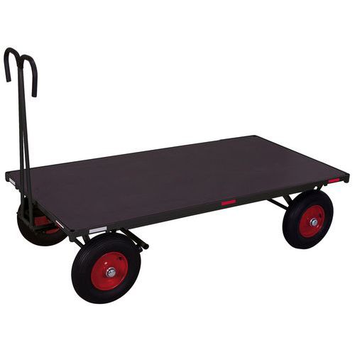 Wózek platformowy z uchwytem do ciągnięcia, do 1000 - 1250 kg