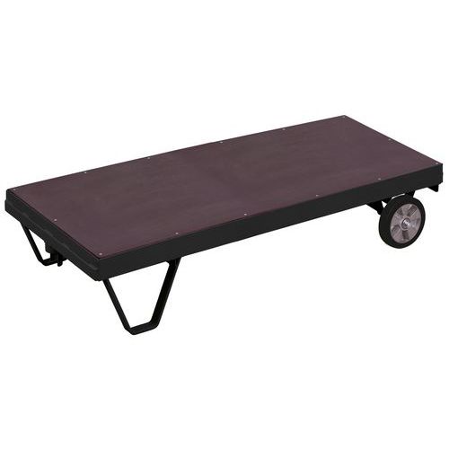 Platformy transportowe dwukołowe z powierzchnią antypoślizgową, do 1500 - 3000 kg