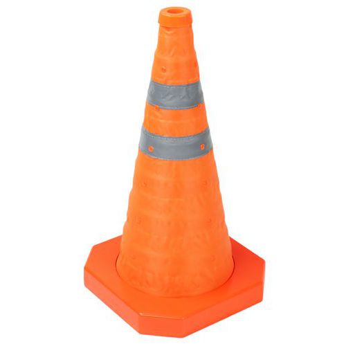 Pachołek drogowy odblaskowy składany Manutan Expert K3, 45 cm Pachołek drogowy odblaskowy składany Manutan Expert K3, 45 cm