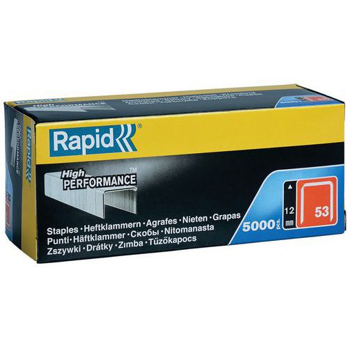 RAPID Klipsy do zszywacza, ocynkowane, opakowanie 5000 szt