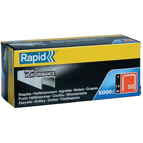 RAPID Klipsy do zszywacza, ocynkowane, opakowanie 5000 szt