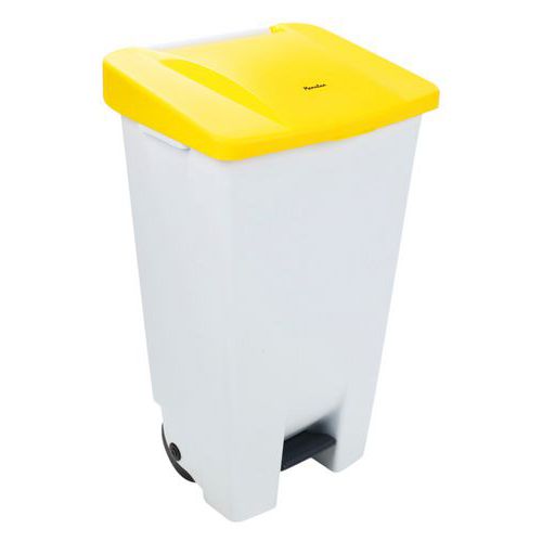 Plastikowe kosze na śmieci Manutan Expert Handy, pojemność 120 l