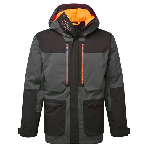 Kurtka zimowa parka EV4, szary