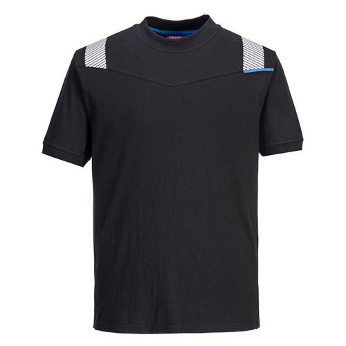T-shirt trudnopalny i antystatyczny WX3 Modaflame, czarny