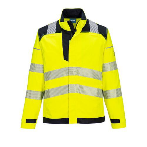 Trudnopalna bluza multiochronna Modaflame PW3, czarny/żółty