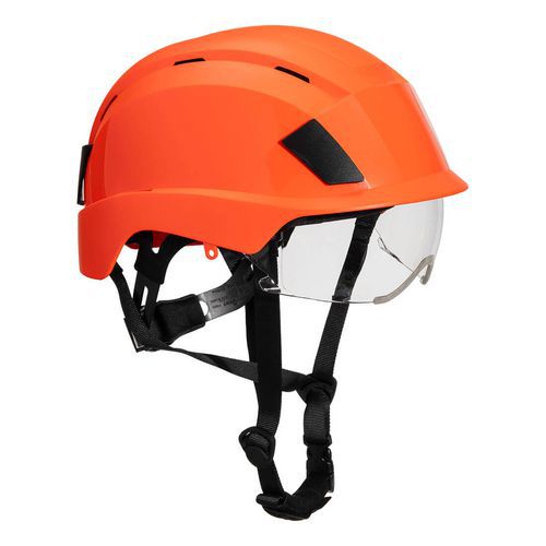 Kask ze zintegrowaną wizjerką