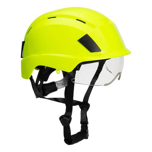 Kask ze zintegrowaną wizjerką