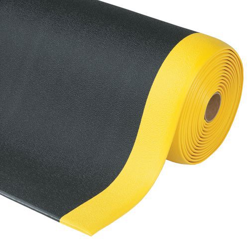 Piankowe maty przeciwzmęczeniowe Sof-Tred™, czarno-żółte, 1 830 cm