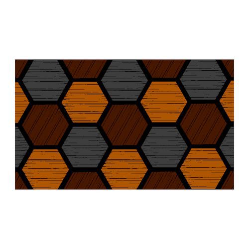 Wewnętrzne maty czyszczące Déco Design™ Imperial Honeycomb