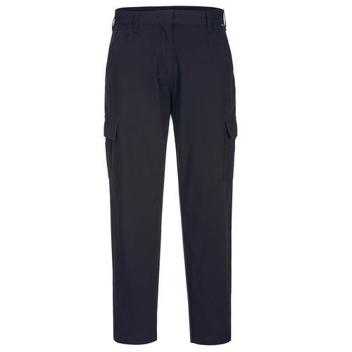 Spodnie damskie cargo stretch, czarny