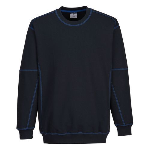 Bluza dwukolorowa, niebieski/jasnoniebieski