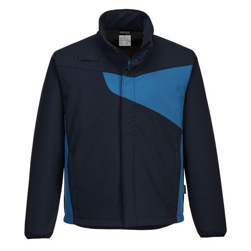 Kurtka softshell PW2 (2L), niebieski/jasnoniebieski