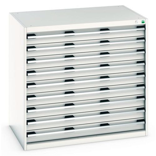 Szafki warsztatowe z szufladami Bott Cubio 200, 100 x 105 x 65-75 cm, 9 szuflad