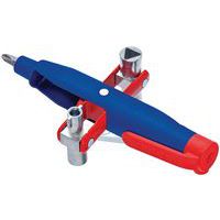 Klucz do rozdzielnic Knipex z nasadką standardową 145 mm, długopis z klipsem