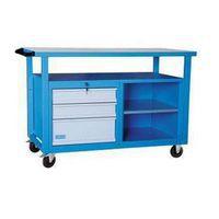 Mobilny stół warsztatowy spawany Rivt, 85 x 120 x 60 cm