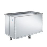 Aluminiowy wózek transportowym z ruchomym dnem, 590 l